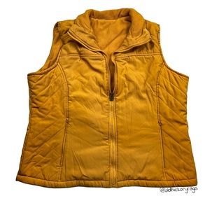IZOD Mustard Yellow Vest - Size Large